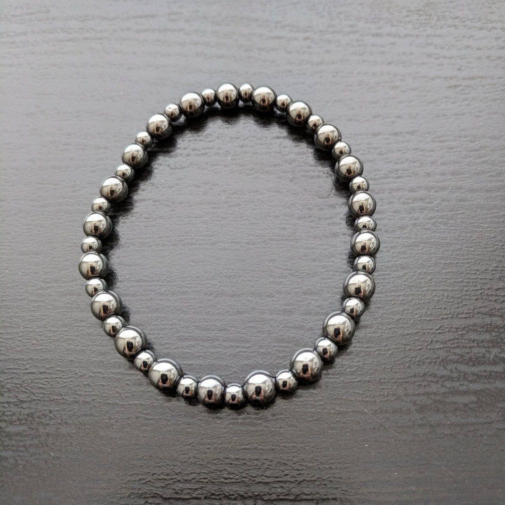 Metal Round Bead Bracelet